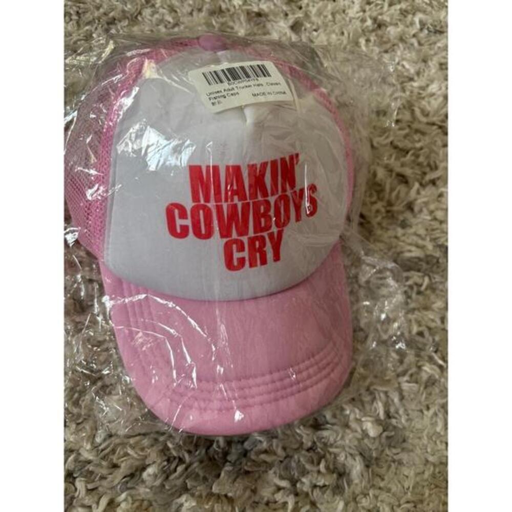 MAKIN’ COWBOYS CRY women’s hat NWT country western vibes‎ cute - Picture 5 of 8